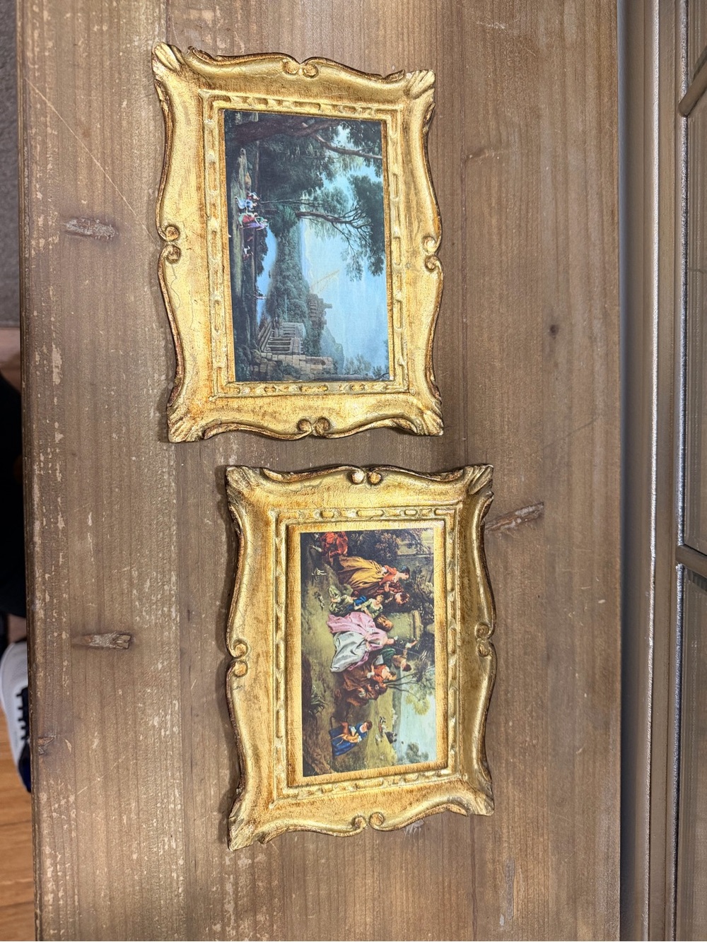 Gold Ornate Mini Wall Art Set - Classic Home Accents
